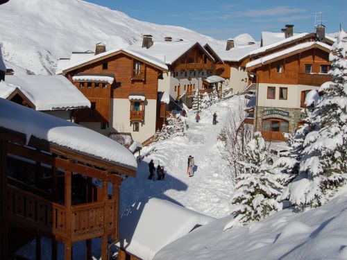 Chalet-appartement Montagnettes Hameau de la Sapinière met sauna - 8 personen