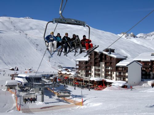 Appartement Le Rond Point des Pistes met cabine - 2-4 personen